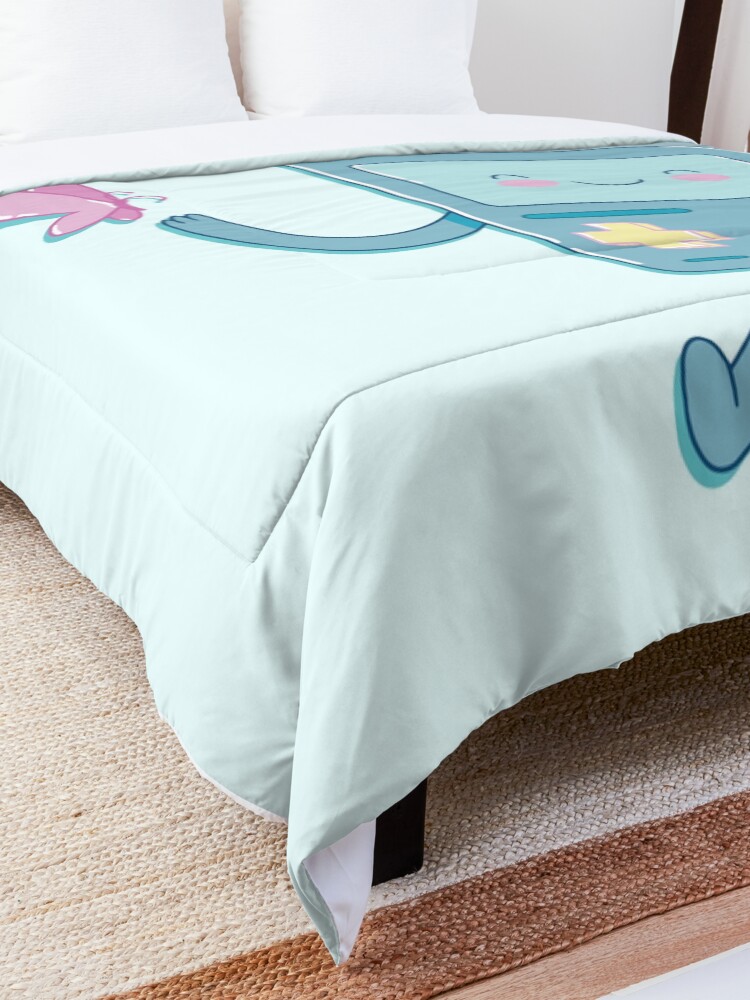 Alternate view of Bmo & Butterfly (Adventure Time) Comforter