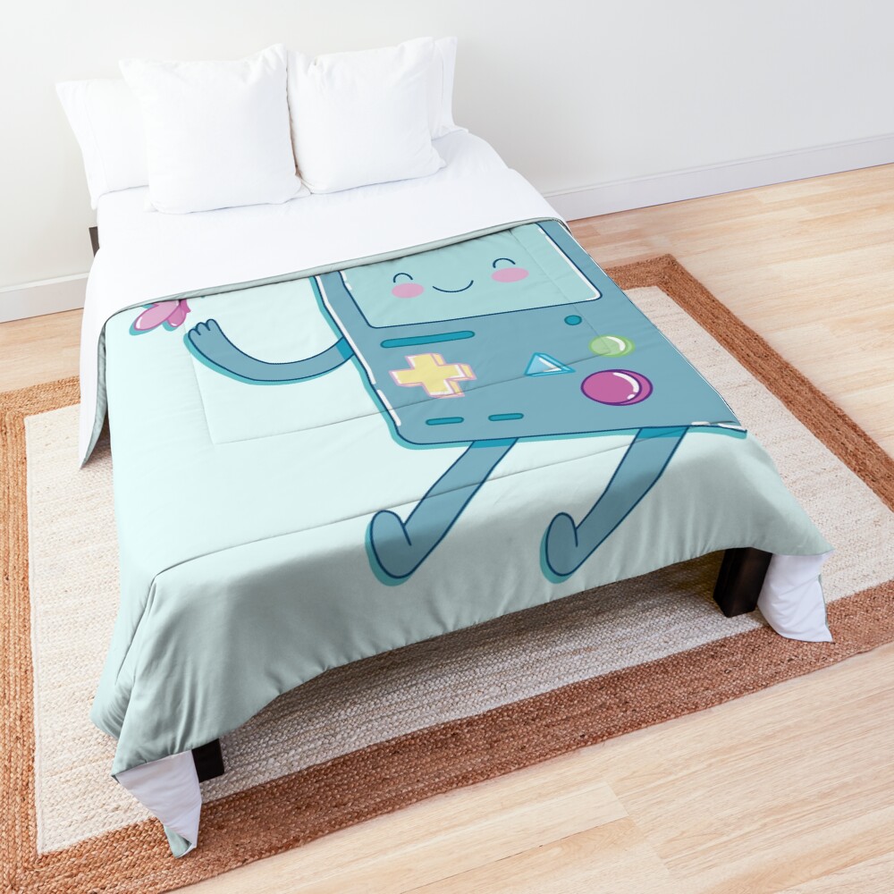 Bmo & Butterfly (Adventure Time) Comforter