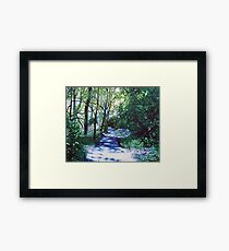 'There Be Light Around the Bend' Framed Print