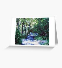 'There Be Light Around the Bend' Greeting Card