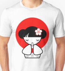 Pray for Japan Kokeshi Doll Unisex T-Shirt