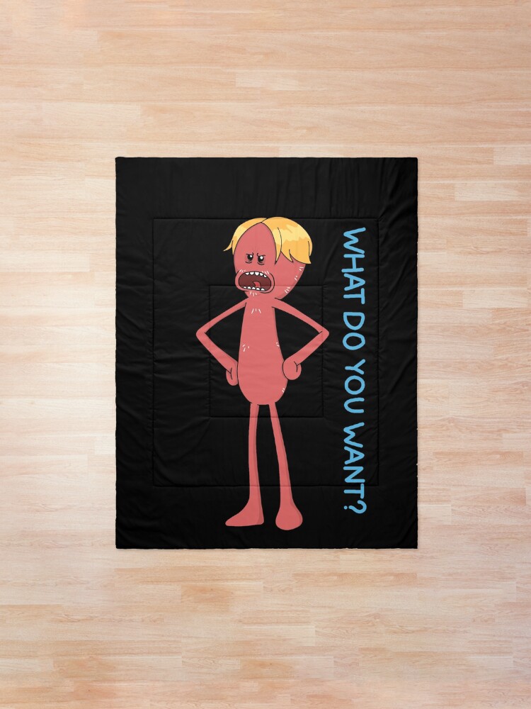 Alternate view of Red Meeseeks - Rick and Morty Comforter