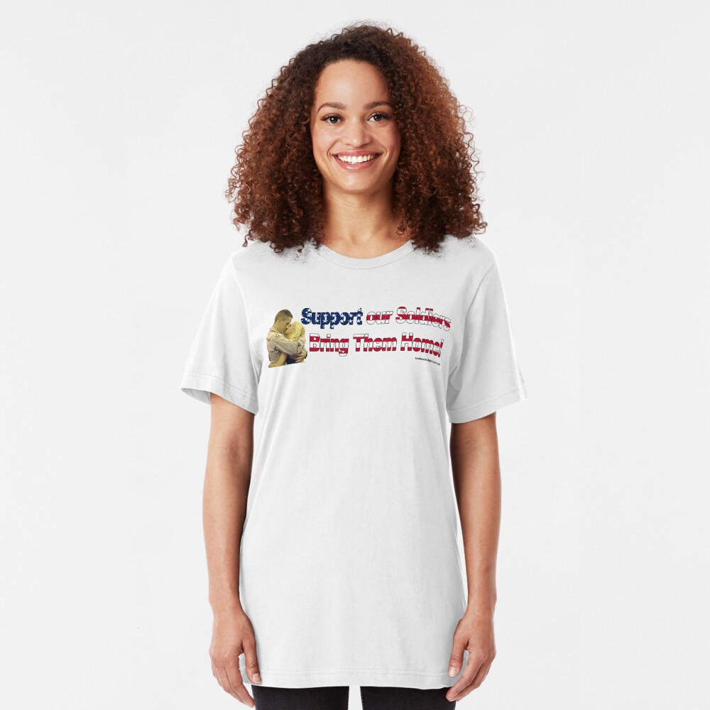 Support Our Soldiers Slim Fit T-Shirt