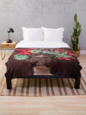 Flower Power, Molly Throw Blanket