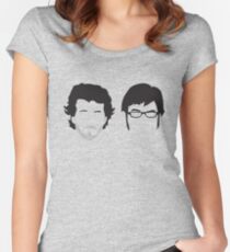 Flight of the Conchords Silly-ettes Women's Fitted Scoop T-Shirt