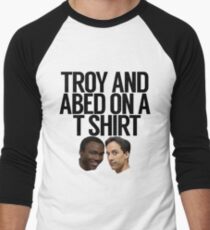 Troy And Abed On A T Shirt Men's Baseball ¾ T-Shirt