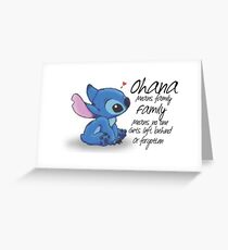 Ohana Greeting Card