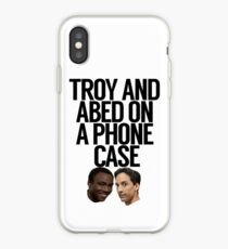 Troy And Abed On A Phone Case iPhone Case
