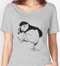 Puffin takes a walk Women's Relaxed Fit T-Shirt