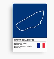 Circuit de la Sarthe - v2 Leinwanddruck