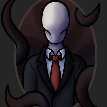 Slenderman Art Board Print by Vanum-Chan