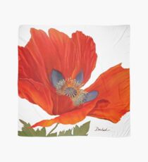 Orange Poppy By Dianna Derhak Scarf