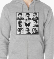 Until dawn - main characters Zipped Hoodie