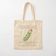 I'm a Christmas pickle Morty!!! (Rick & Morty) Cotton Tote Bag