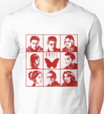 until dawn characters - red Unisex T-Shirt