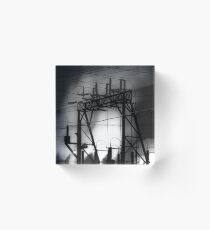 Power Grid Acrylic Block