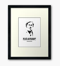Pablo Escobar "Plata o Plomo" Framed Print