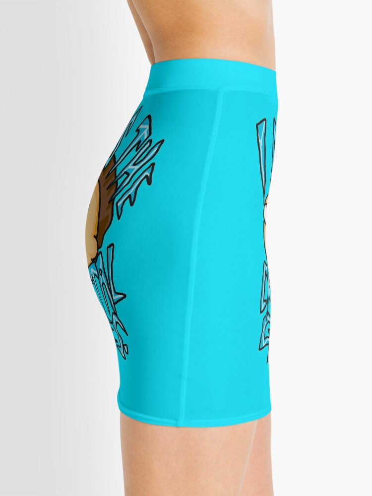 Alternate view of Morty "I Do As The Crystal Guides" quote from Rick and Morty™ Death Crystal Mini Skirt