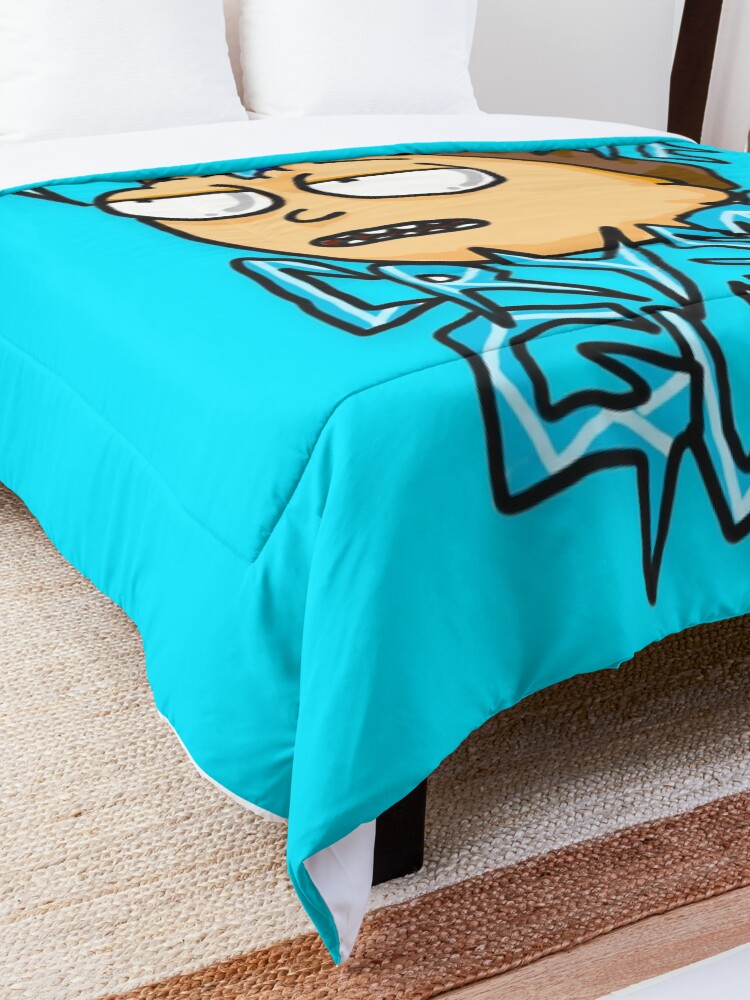 Alternate view of Morty "I Do As The Crystal Guides" quote from Rick and Morty™ Death Crystal Comforter