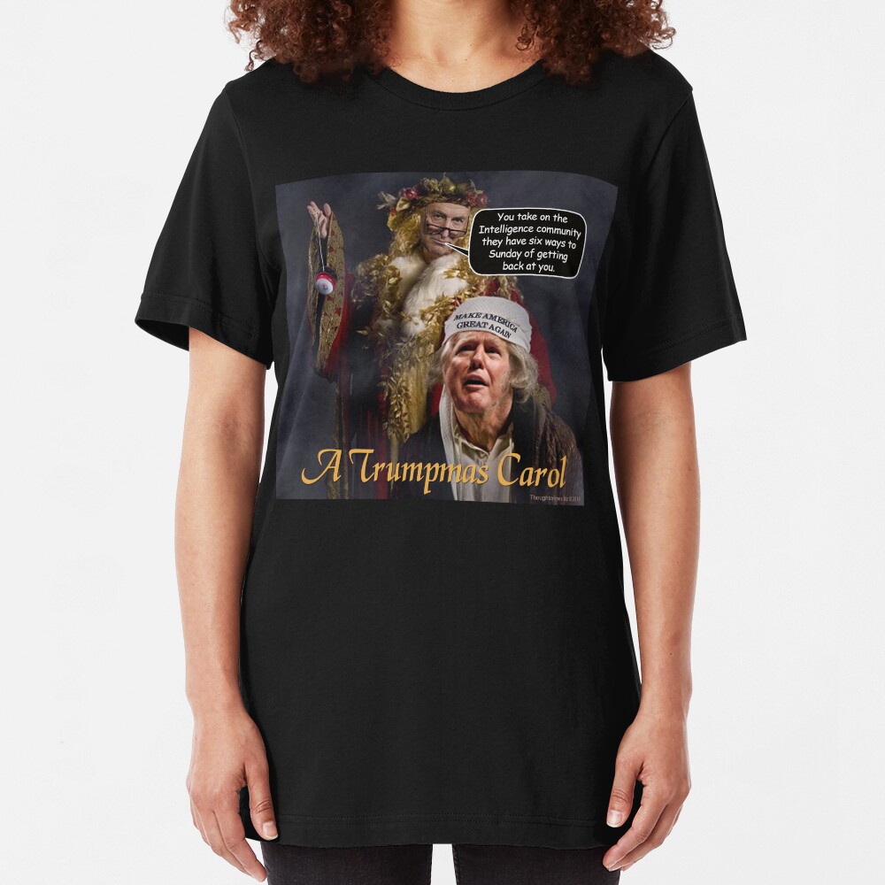 A Trumpmas Carol Slim Fit T-Shirt