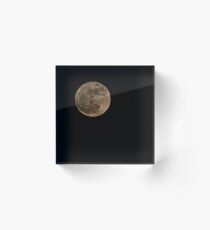 I see the moon Acrylic Block