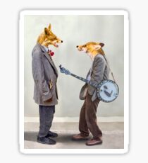 Urban Fox Aggression Sticker
