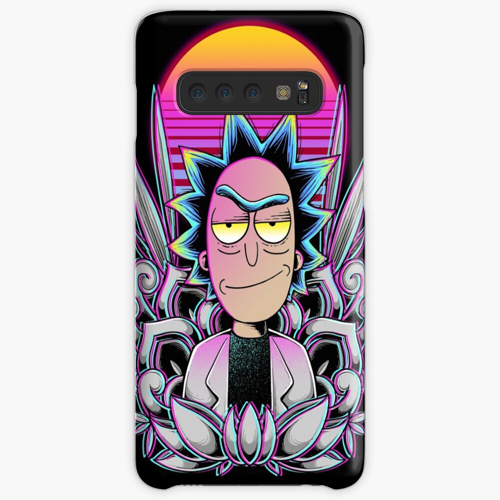 Synthwave Rick Sanchez Case & Skin for Samsung Galaxy