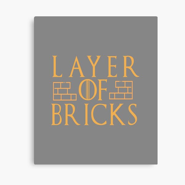 Funny Bricklayer Canvas Prints Redbubble