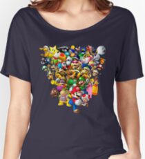 Mario Bros - All Star Women's Relaxed Fit T-Shirt