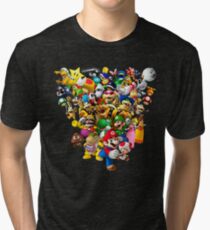 Mario Bros - All Star Tri-blend T-Shirt