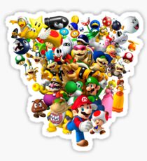 Mario Bros - All Star Sticker