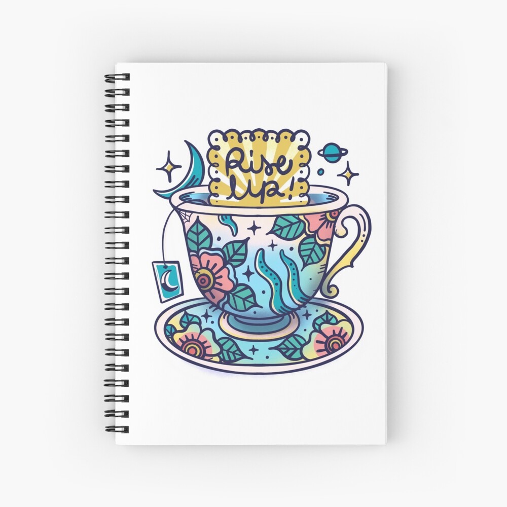 Teacup Spiral Notebook