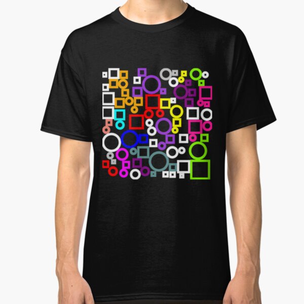 Happy Circles and Squares Classic T-Shirt