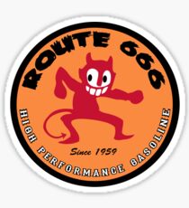 Hot Rod Retro Decal Sticker