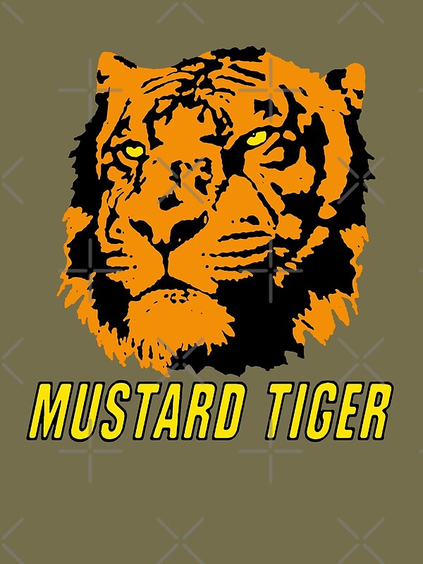 "Mustard Tiger" by derP Redbubble