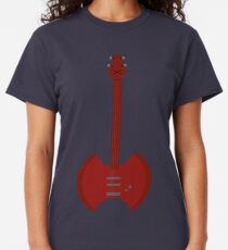 Camiseta clásica hacha de guitarra