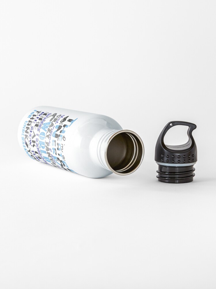 Alternate view of Theatre Nerd Funny Gift For Theatre Lovers Water Bottle