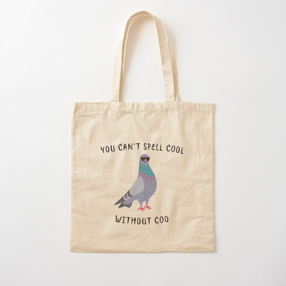 Cool pigeon Cotton Tote Bag