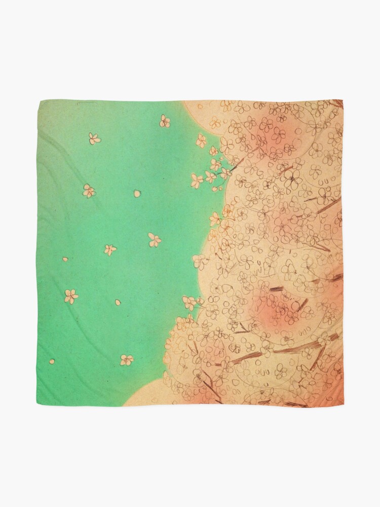 Alternate view of Cherry blossoms - Nice weather today Scarf