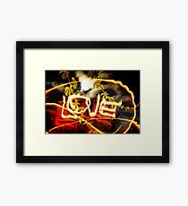 Moon Love Framed Print