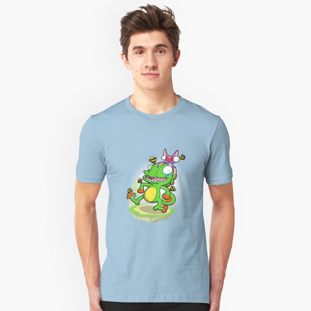Lizard and Bat! (Bee armor version) Slim Fit T-Shirt