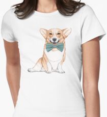 Corgi Dog Women's Fitted T-Shirt