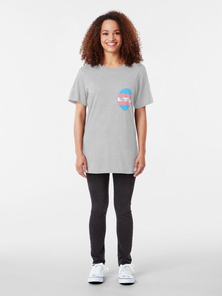 Alternate view of Transgender Alien Slim Fit T-Shirt