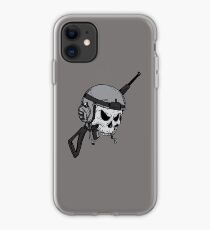Military Skull and Gun iPhone Case