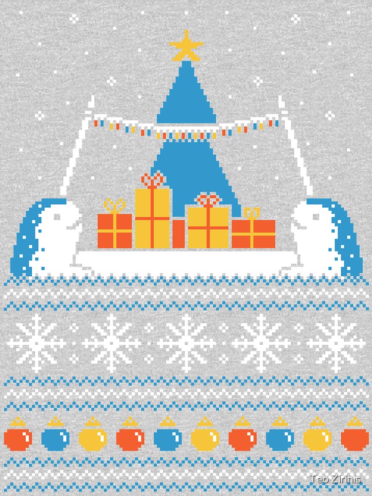 Christmas Narwhals by theodorezirinis