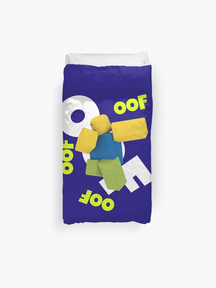 Roblox Oof Dancing Dabbing Noob Gifts For Gamers Duvet Cover By - roblox dabbing noob oof shirt t shirt by smoothnoob redbubble