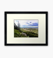 Flathead Valley Overlook Framed Print