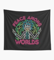 Peace Among Worlds neon Tapestry