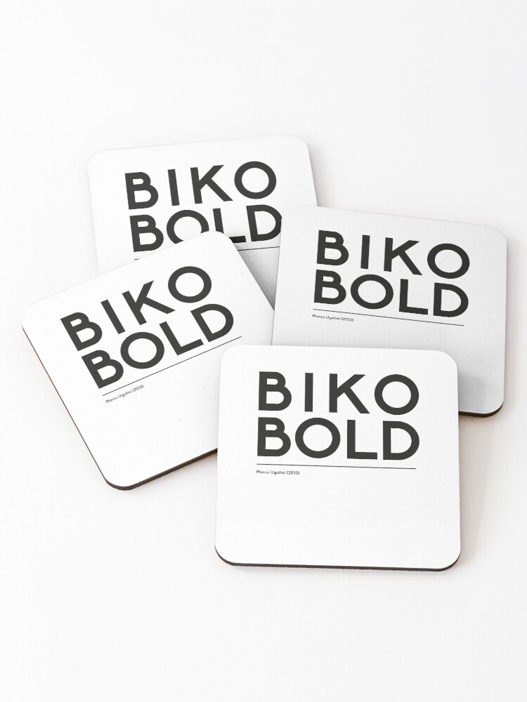 Biko Bold Coasters Set Of 4 By Sonofpjk Redbubble