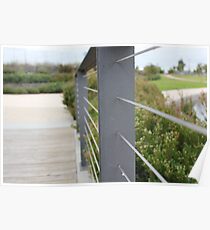 Wire Fence Poster